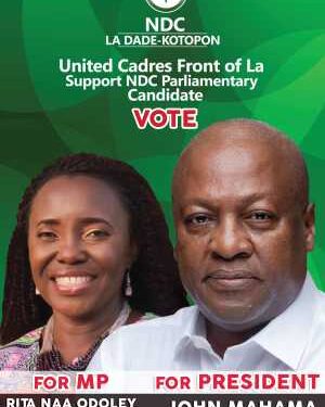 Nana Addo Secretly Opens La NDC Market Complex
