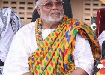 Accra Ewes Honored J.J Rawlings Amidst Drumming and Magical Display