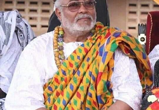 Accra Ewes Honored J.J Rawlings Amidst Drumming and Magical Display
