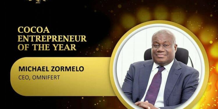 Ghana 2020 Cocoa Award Adjudged Ominifert CEO Entrepreneur of the Year