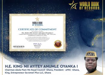 Ga Mantse Gets Endorsement in World Book of Records