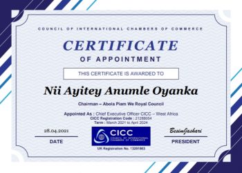 Ga Mantse Apointed CICC West Africa CEO – Nationaltymes.com