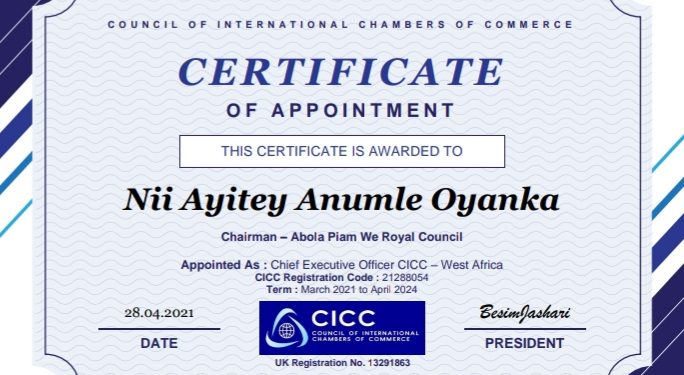 Ga Mantse Apointed CICC West Africa CEO – Nationaltymes.com