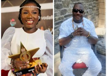 VGMA22: Wizzy Adablah Givers Thumbs-up to Diana Hamilton