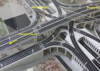 Nana Addo Opened Mahama’s Enviable Pokuase Interchange