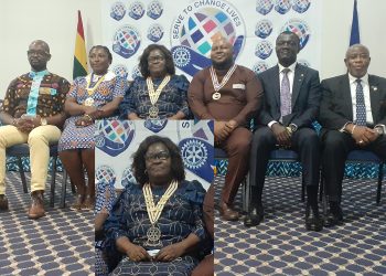 ROTARIANS’ District Governor , 9102 visits Ghana