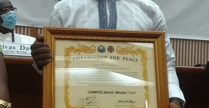 Ghana’s GUNA Youth Secretary Honoured