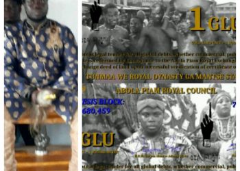 PRIVATE CURRENCY: KING OYANKA MAKES GLOBAL HISTORY IN USA