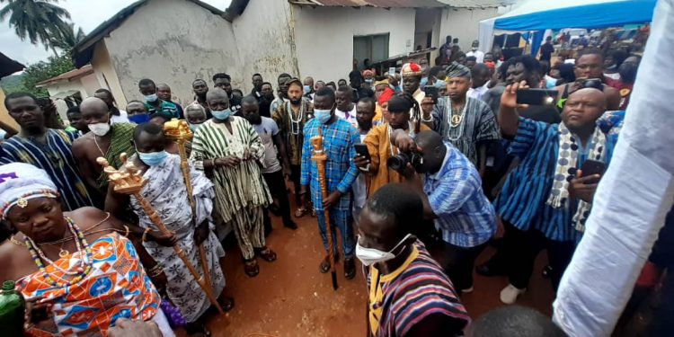 Anamase Performed Rituals to Welcome Ga-Mantse & His Afro-Americans