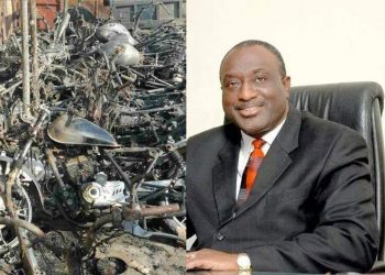 Strange Fire Guts Carprice Motorbikes, As Regional Minister Ignores