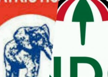 Kintampo North NDC, NPP Youth Wings Embarked on a Joint Clean-up exercise