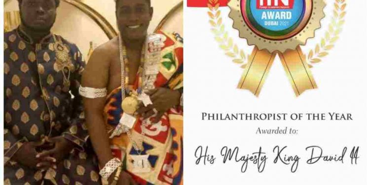 Vice-Chairman of Anamase Alliance Council & Abola Piam Royal Dynasty Receives Dubai Philanthropist Award