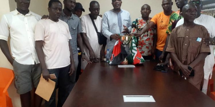 Ayawaso East MP Received Tourney Cup in Accra
