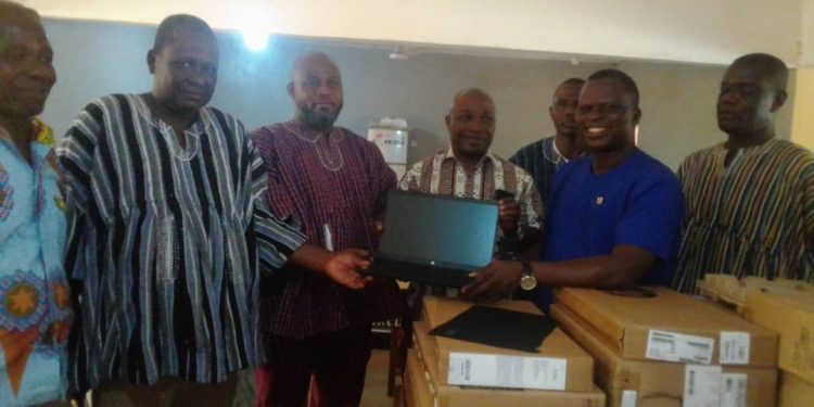KRACHI-NCHUMURU MP DONATES TO ENHANCE EDUCATION