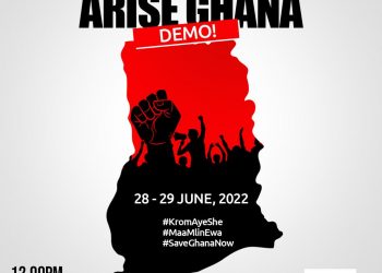 GHANA POLICE PLANTED LANDGUARDS TO CREATE PROBLEMS AT ARISE GHANA DEMO
