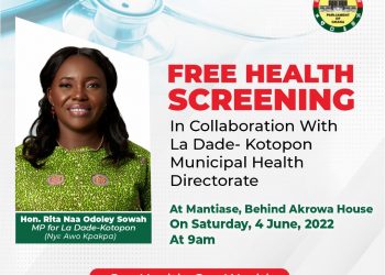 LA DADE-KOTOPON: FREE HEALTH SCREEN AT MANTIASE – Nationaltymes.com