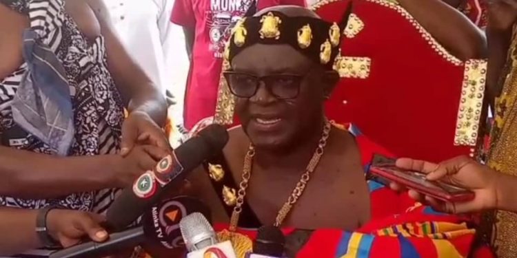 JAPEKROM PARAMOUNT CHIEF CALLS FOR PEACE AMONG CHIEFS AND PEOPLE OF JAMAN SOUTH TRADITIONAL AREA