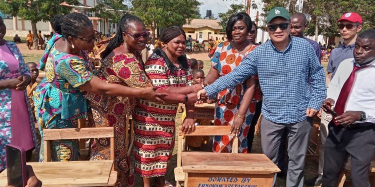 Enyonam Apetorgbor Donates 630 mono Desks to Keta Schools – National Tymes