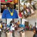 100s of children Invaded King Oyanka’s Palace for Exercise Books