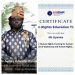 King Oyanka Grabs Human Rights Certificate At US Institute of Diplomacy