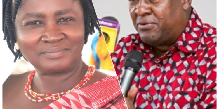 Breaking News: Mahama finally Retains Prof. Naana Jane As Running Mate for 2024 Elections