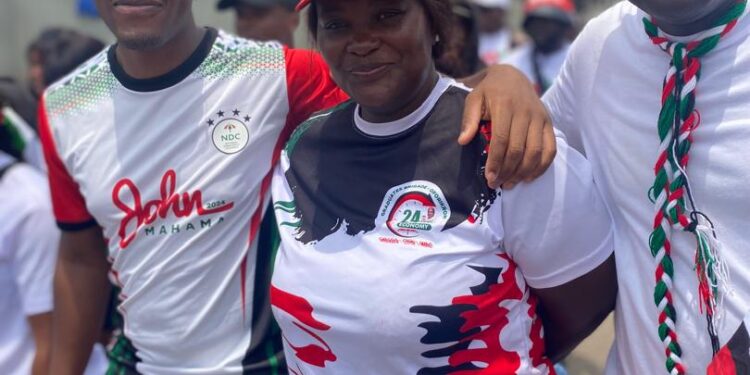Mrs. Osei-Akoto Joins Husband to Campaign for NDC In Ashanti Region