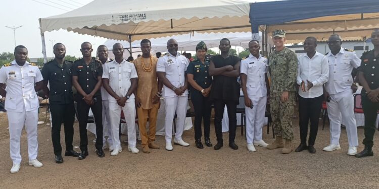 Peter Narteh Applauds Nutekpor Naval Command for Educational Support, Pledges Continued Collaboration at WASSA 2024
