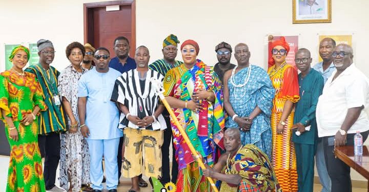 Kpone Paramount Chief Engages GFZA Boss on Community Development and Collaboration