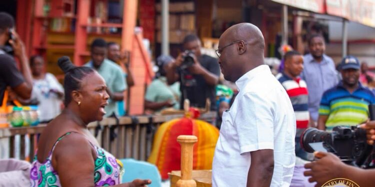 Finance Minister Ato Forson Engages Makola Traders for 2025 Budget Input