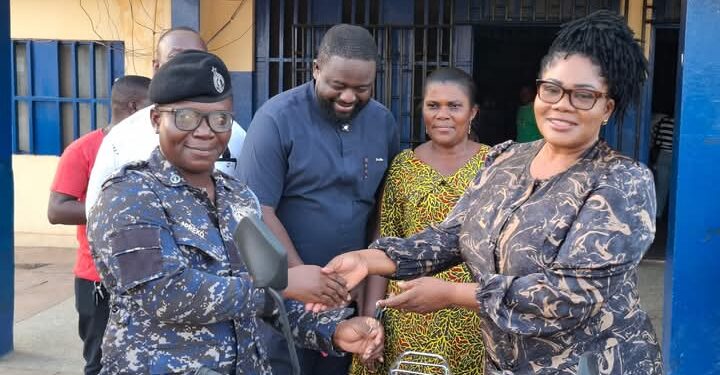 Krowor MP Donates 5 Motorbikes to Boost Police Patrols in Kpeshie and Nungua