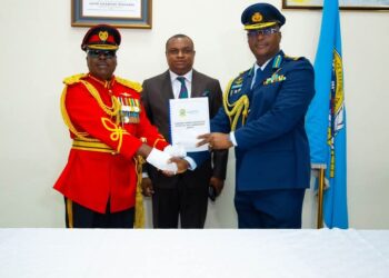 Brogya Genfi Supervises Peaceful Command Handover at Kofi Annan Peacekeeping Centre