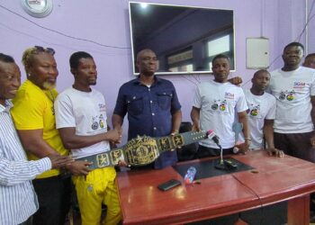Adaptive Boxing Federation Presents Poland Title to Ghana Boxing Authority President