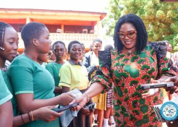 Krowor MP Dr. Naa Momo Inspires 2,045 BECE Candidates with Math Set Donations and Personal Encouragement