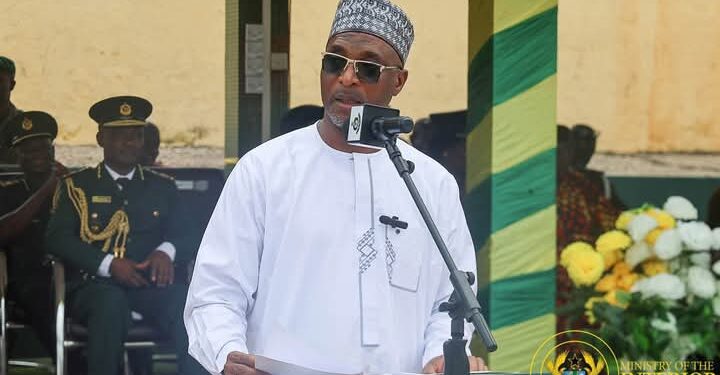Interior Minister Commends Immigration Recruits at Assin Fosu Passing-Out Parade