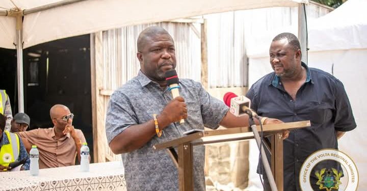 Volta Regional Minister Tours Ketu South, Engages Aflao Chief on Development Concerns