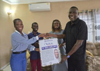 NUTSA Honours South Tongu MP Maxwell Lukutor for Outstanding Support to Students