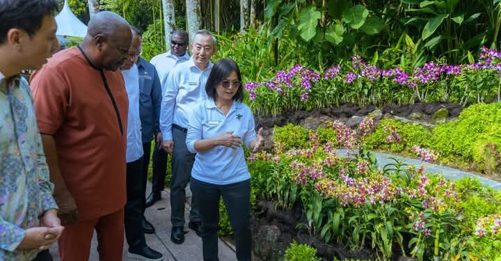 Singapore Honours President Mahama with Orchid Tribute