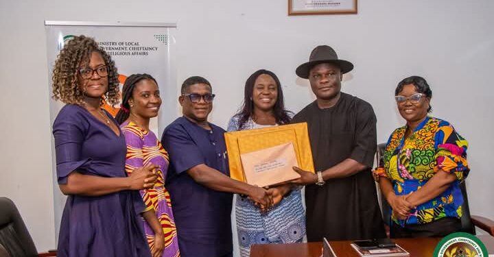 ICED & ISSER Pay Courtesy Call on Local Government Minister