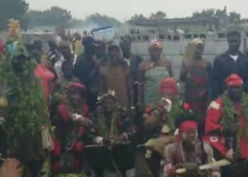 Ada Asafos Return in Style Ahead of Grand Asafotufiami Durbar