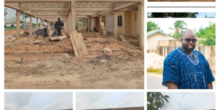 Hon. Agbanyo Appeals for Support as Adutor Health Project Advances