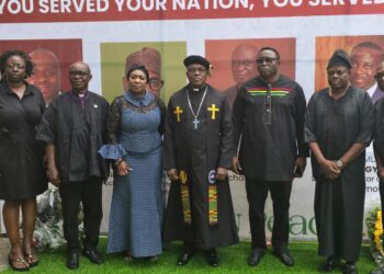 Christian Council Chairman Signs Book of Condolence at NDC Party Office