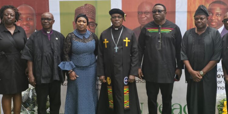 Christian Council Chairman Signs Book of Condolence at NDC Party Office