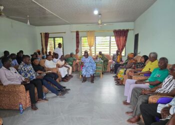 South Tongu MP, DCE Visit Dabala to Discuss Key Development Projects