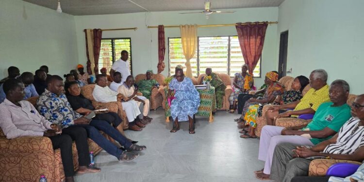 South Tongu MP, DCE Visit Dabala to Discuss Key Development Projects