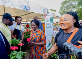 Veep Naana Jane Celebrates Local Innovation at 2025 Ghana Garden and Flower Show