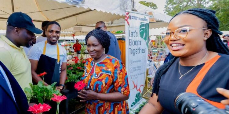 Veep Naana Jane Celebrates Local Innovation at 2025 Ghana Garden and Flower Show
