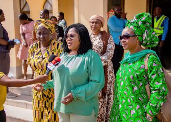 Gender Ministry Monitors School Feeding Program at Gbawe Cluster of Schools