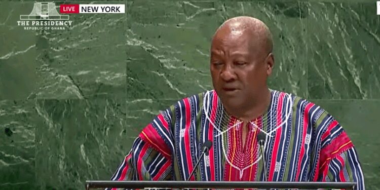 Mahama Urges UN to Speak Boldly on Gaza, Sudan, and Global Migration