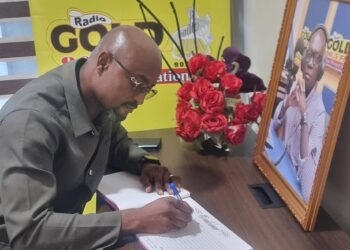 NDC Regional Officer Kennedy Hedoe Pays Tribute to Late Okyeame Badwenba