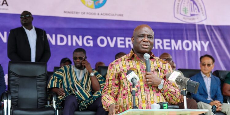 Agric Minister Breaks Ground for Development Projects in Asunafo South